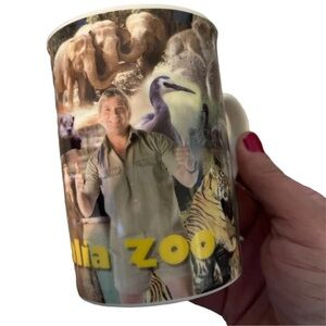 Rare Steve Irwin Australia Zoo Coffee Mug 12oz HTF